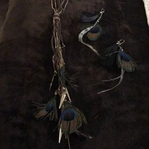 Necklace and earring combo